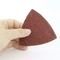 80mm Tam giác nhôm đỏ Oxit đa dụng cụ Đĩa cát đĩa cho sơn ô tô