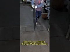 800mm Laser-fused Diamond Wall Saw Blades cho bê tông tăng cường