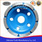 SGS / GB chấp thuận thiêu kết Brazed kim cương Turbo Cup Wheel đơn Row 105mm