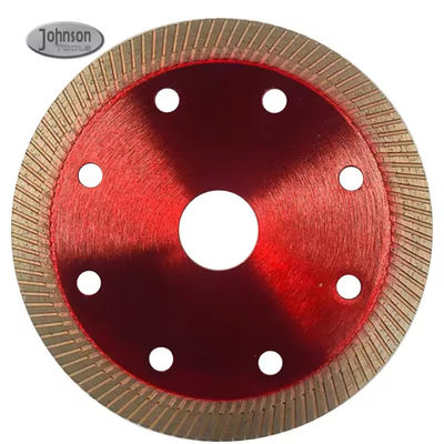 105/110/125 mm Thiết bị cắt đá granit gạch Đĩa cắt đá cẩm thạch đĩa nén nóng Sintered Turbo Wave Diamond Saw Blades