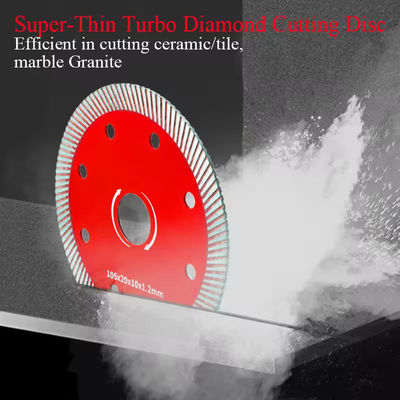 105/110/125 mm Thiết bị cắt đá granit gạch Đĩa cắt đá cẩm thạch đĩa nén nóng Sintered Turbo Wave Diamond Saw Blades