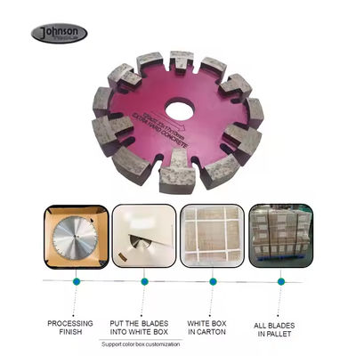 125mm sàn laser hàn kim cương 17mm mỏng phân đoạn sàn Grooving đĩa Tuck Point Saw Blade