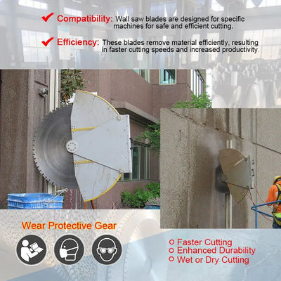 Chuyên đường lớn 800mm cắt bê tông kim cương tường nhìn lưỡi để cắt phá hủy xây dựng bê tông gia cố
