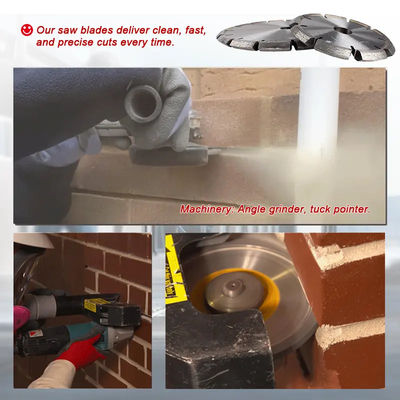6 Inch Laser hàn Crack Chaser Tuck Point Kim cương V Groove cắt lưỡi để loại bỏ mốc bê tông