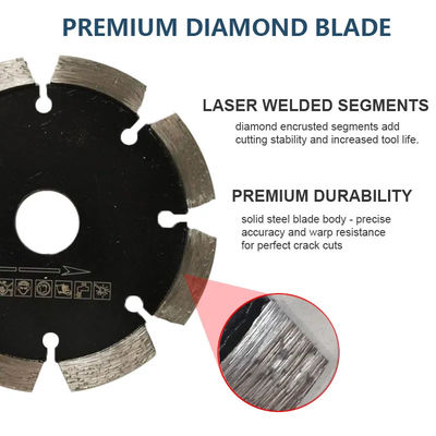 4-1/2 "Tuck Point Crack Chaser Grout Repair Diamond Saw Blade cho bê tông xanh, xây dựng, gạch, cắt đá