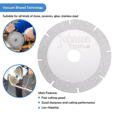 4 Inch chân không hàn đá cẩm thạch cắt đĩa cắt cưa lưỡi cho đá cẩm thạch và thủy tinh gốm