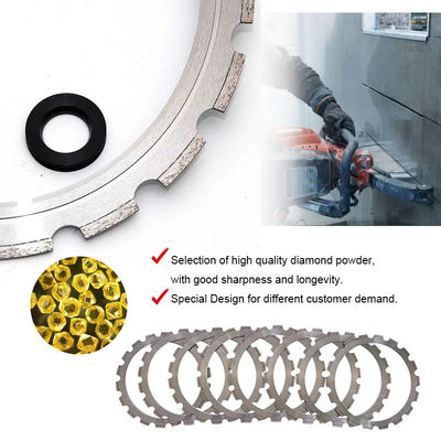 350mm Ring Diamond Beton Saw Blades để cắt bê tông, bê tông tăng cường
