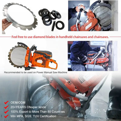 350mm Ring Diamond Beton Saw Blades để cắt bê tông, bê tông tăng cường
