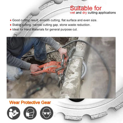 350mm Ring Diamond Beton Saw Blades để cắt bê tông, bê tông tăng cường