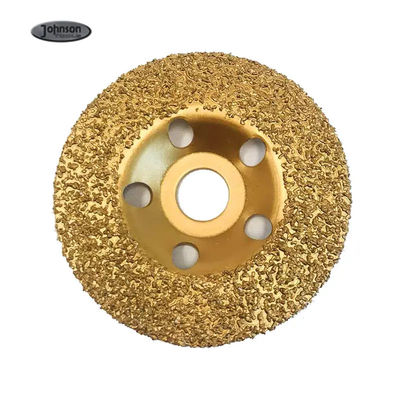 Đĩa nghiền tungsten carbide bằng vàng để nghiền cao su và vải thô