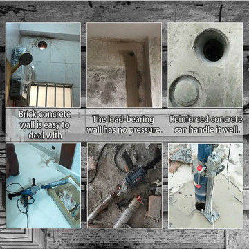 Bê tông cốt thép Lỗ tròn 100mm Mũi khoan lõi kim cương