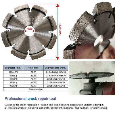 Lưỡi cắt kim cương cắt nhanh đuổi theo đá granit cứng, lưỡi cưa chữ V