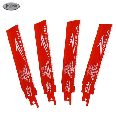 6 inch Bi-Metal OEM Reciprocating Saw Blade Industrial cho kim loại Cast Iron Alloy Steel Sawzall Blade Carbide