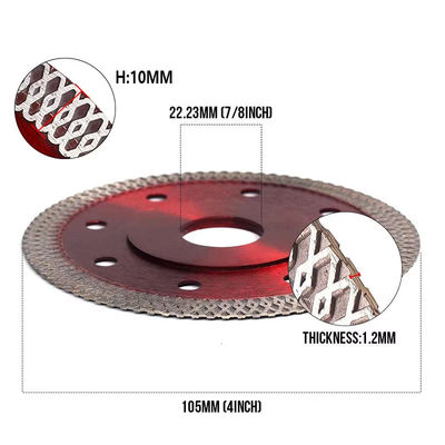Lưỡi cưa gạch nung kết kim cương 115mm để cắt gốm