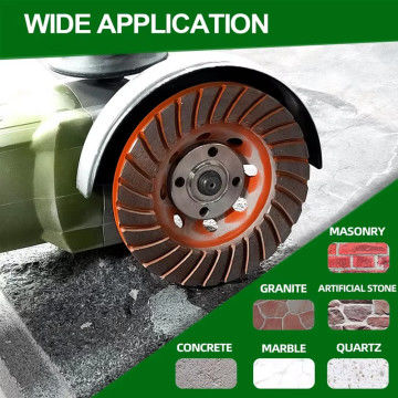 Đá mài bê tông Turbo Đá / Đá granit cứng / Công cụ mài kim cương cứng