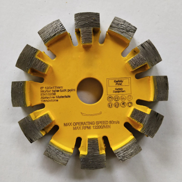 160mm Tuck Point Blade để cắt bê tông, bê tông cứng, bê tông mềm với bảo vệ răng