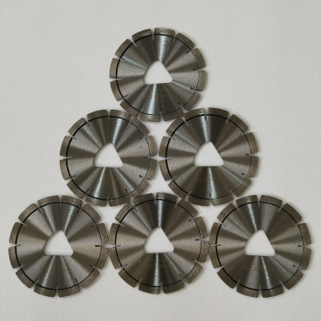 10 inch Soff cắt kim cương bê tông Saw Blades với Triangle lỗ bên trong