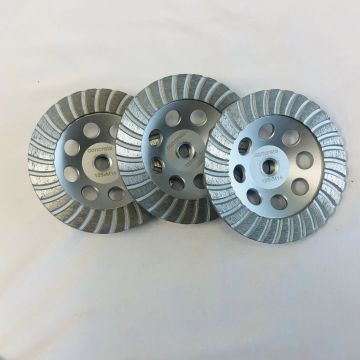 Bánh xe mài bê tông 4 "22,23mm Innner Hole Turbo cho đá hoa cương