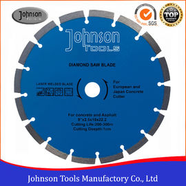 230mm kim cương lưỡi cưa bê tông / Laser hàn chữa khỏi bê tông cắt Blade