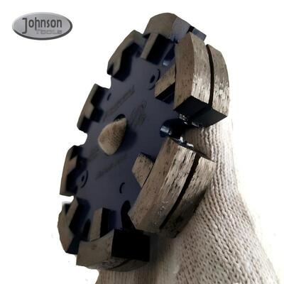 125mm nóng ép Tuck điểm lưỡi kim cương ba lớp loại sử dụng ướt / sử dụng khô