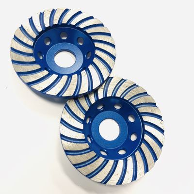 Bánh xe cốc bê tông kim cương phân đoạn 100mm cho máy mài