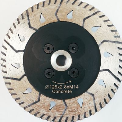 5 inch Máy ép nóng thiêu kết Ridgid Turbo Diamond Blade để mài bê tông