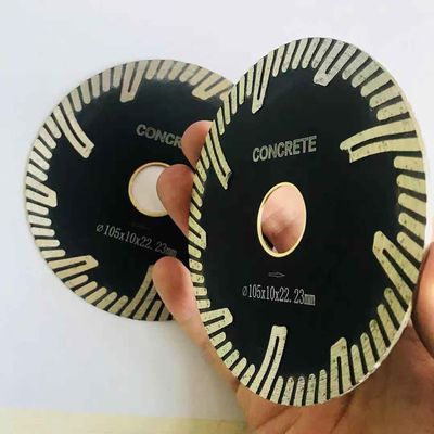 30CrMo 105mm Turbo Diamond Saw Blades ép nóng thiêu kết cho bê tông