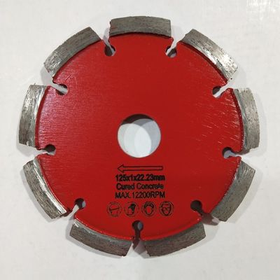 Góc phải 125mm Tuck Point Diamond Blades mài bánh xe