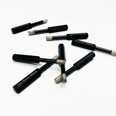 6mm Chân không Brazed Hex lỗ cưa lỗ cho Ngói với ống nhựa