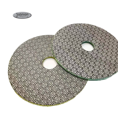 4 ′ ′ Tấm đánh bóng kim loại hoa văn tam giác đặc biệt cho gỗ đá